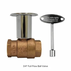 Gas Key Valves -Primo Store 3 4FullFlowBallValveOPT 25634
