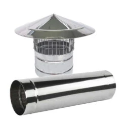 Lisboa PREMIUM Brick Pizza Oven Bundle -Primo Store APOChimneywithChimneyCap