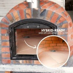 Hybrid-Ready Traditional Authentic Brick Pizza Oven