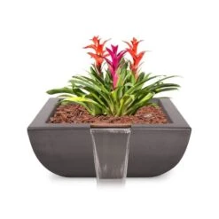 Avalon Planter & Water Bowl -Primo Store Avalon GFRC Planter Water Chestnut