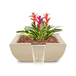 Avalon Planter & Water Bowl -Primo Store Avalon GFRC Planter Water Vanilla