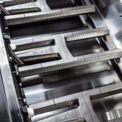 Blaze 34-Inch Professional LUX 3 Burner Built-In Gas Grill With Rear Infrared Burner And Cart -Primo Store BLZ3PRO7