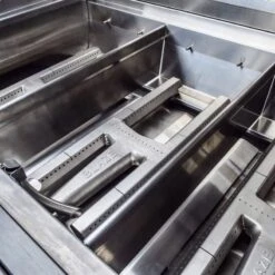 Blaze 34-Inch Professional LUX 3 Burner Built-In Gas Grill With Rear Infrared Burner And Cart -Primo Store BLZ3PRO8