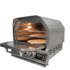 Blaze 26-Inch Gas Outdoor Pizza Oven With Rotisserie -Primo Store BlazePizzaOvenwithRoundPizzaStone