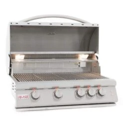Blaze 32-Inch 4-Burner LTE Gas Grill With Rear Burner And Built-in Lighting System And Cart -Primo Store Blaze LTE Pro 4 54b934b9 27ec 4994 b711 04c26e43ce1d