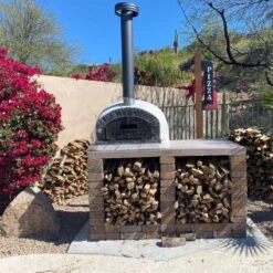 Buena Ventura PREMIUM Preto Brick Wood Fired Pizza Oven -Primo Store BuenaVenturaPreto800x800
