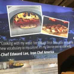 Chicago Brick Oven 750 Gas And Wood Oven W/Stand 19 Chicago Brick Oven 750 Gas And Wood Oven W/Stand -Primo Store CBO Chef Edward Lee