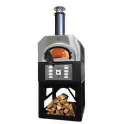 Chicago Brick Oven 750 Gas And Wood Oven W/Stand 13 Chicago Brick Oven 750 Gas And Wood Oven W/Stand -Primo Store CBO750HYBwithStand StainlessSteel