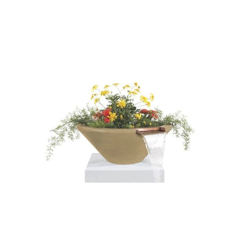 Cazo Planter And Water Bowl - Concrete 1 Cazo Planter And Water Bowl - Concrete