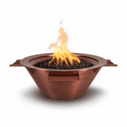 Cazo Fire & Water Bowl - Copper 4-Way Spill