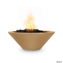Cazo Fire Bowl - Concrete -Primo Store CazoConcreteFireBowlBrown