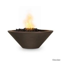 Cazo Fire Bowl - Concrete -Primo Store CazoConcreteFireBowlChocolate