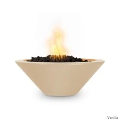 Cazo Fire Bowl - Concrete -Primo Store CazoConcreteFireBowlVanilla