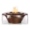 Cazo Fire & Water Bowl - Copper 360° Spill -Primo Store CazoFire WaterBowlCopper360
