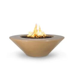 Cazo Fire Pit - Wide Ledge Concrete -Primo Store CazoGFRCFirePitwithLedgeBrown