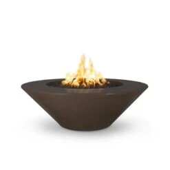 Cazo Fire Pit - Wide Ledge Concrete -Primo Store CazoGFRCFirePitwithLedgeChocolate