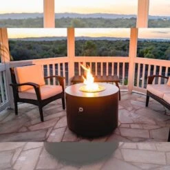 Beverly Fire Pits - Powder Coated -Primo Store CopperVeinBeverlyFirePitOutdoor