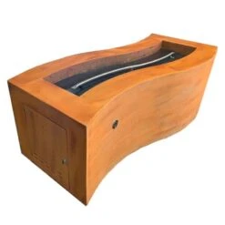 Billow Fire Pits Collection -Primo Store CortenSteelFinishBillowFirePit