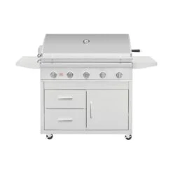 Summerset Sizzler 40" 5-Burner Freestanding Grill -Primo Store Deluxe Cart for Sizzler Sizzler PRO 40
