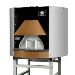 Earthstone Ovens Model-90-PA Wood Fired Oven -Primo Store Earthstone Model 90 PA Copper Hood Side Close Up