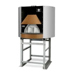 Earthstone Ovens Model-90-PA Wood Fired Oven -Primo Store Earthstone Model 90 PA Wood Oven Copper Hood Side