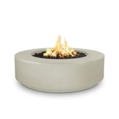 Florence 12" Tall Concrete Fire Pit 9 Florence 12" Tall Concrete Fire Pit -Primo Store Florence12x42Ash