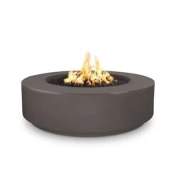 Florence 12" Tall Concrete Fire Pit 12 Florence 12" Tall Concrete Fire Pit -Primo Store Florence12x42Chestnut