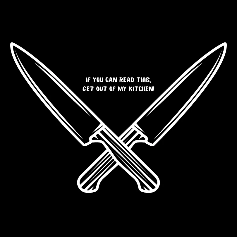 "Get Out Of My Kitchen" Cooking Apron 3 "Get Out Of My Kitchen" Cooking Apron - Image 3