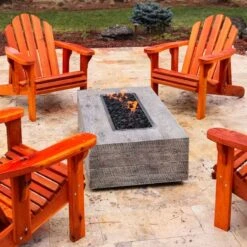 Coronado Wood Grain Fire Pit -Primo Store IvoryCoronadoWoodGrainFirePit
