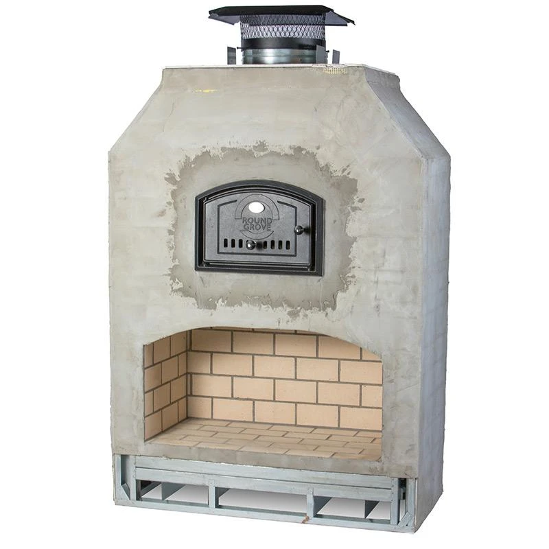Round Grove Kiva Fireplace With Pizza Oven Combo 4 Round Grove Kiva Fireplace With Pizza Oven Combo - Image 4
