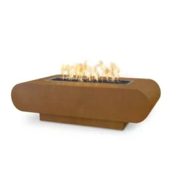 La Jolla Collection Fire Pit 5 La Jolla Collection Fire Pit -Primo Store LaJollaFirePitCortenSteel