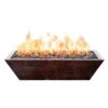 Linear Maya Fire Bowl - Copper 23 Linear Maya Fire Bowl - Copper -Primo Store LinearMayaCopperFireBowl
