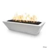 Linear Maya Fire Bowl - Concrete -Primo Store LinearMayaFireBowlConcreteWhite