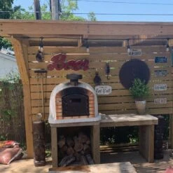 Lisboa Brick Pizza Oven PREMIUM -Primo Store LisboaPremiumOnwoodbase800x800