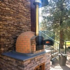 Lisboa PREMIUM Rustic Brick Pizza Oven -Primo Store LisboaRusticFinish 14