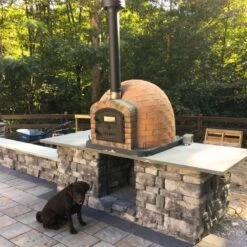 Lisboa PREMIUM Rustic Brick Pizza Oven -Primo Store LisboaRusticFinish 3