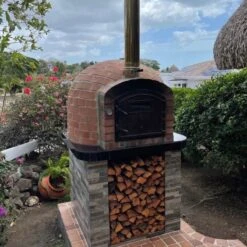 Lisboa PREMIUM Rustic Brick Pizza Oven -Primo Store LisboaRusticFinish 9