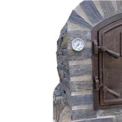 Lisboa PREMIUM Brick Pizza Oven With Stone Finish 25 Lisboa PREMIUM Brick Pizza Oven With Stone Finish -Primo Store LisboaStoneFinishDetails