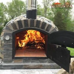 Lisboa PREMIUM Brick Pizza Oven With Stone Finish 28 Lisboa PREMIUM Brick Pizza Oven With Stone Finish -Primo Store Lisboa Authentic Pizza Oven Stone 600