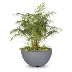 Luna Planter Bowl 12 Luna Planter Bowl -Primo Store Luna GFRC Planter Bowl Gray
