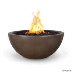 Luna Fire Pit - Concrete -Primo Store LunaConcreteFirePitChocolate