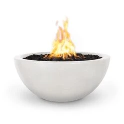 Luna Fire Bowl - Concrete -Primo Store LunaFireBowlLimestone