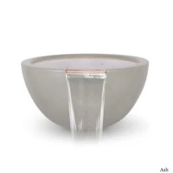Luna Water Bowl - Concrete -Primo Store LunaGFRCConcreteWaterBowlAsh