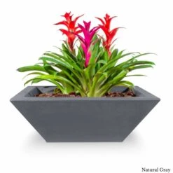 Maya Planter Bowl - Concrete 11 Maya Planter Bowl - Concrete -Primo Store MayaConcretePlanterBowlNaturalGray