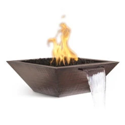 Maya Fire & Water Bowl - Copper -Primo Store MayaFire WaterBowlCopper