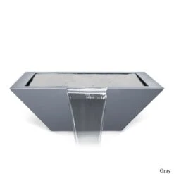 Maya Water Bowl - Powder Coat -Primo Store MayaPowderCoatedWaterBowlGray