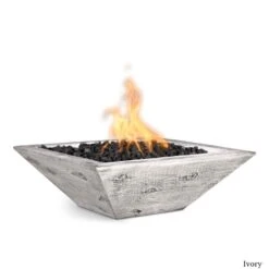 Maya Fire Bowl - Wood Grain