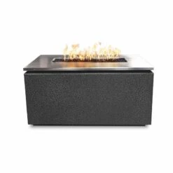 Merona Fire Table -Primo Store MeronaPowderCoatedFirePItSilverVein