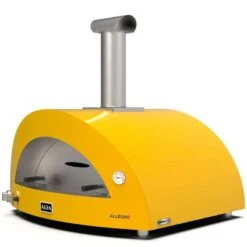 Alfa MODERNO 5 Pizze Gas Oven -Primo Store Moderno5PizzeGasOveninFireYellow