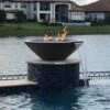 Cazo Concrete Fire & Water Bowl -Primo Store OutdoorPlusFireWaterBowl